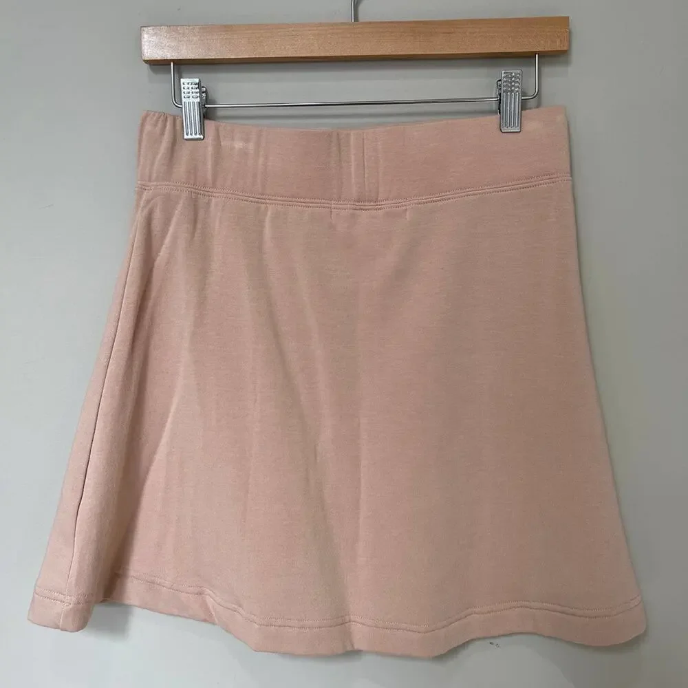 Free People Beach Alexis Elastic Waist Pink Circle Mini Skirt Soft Size Small - Picture 5 of 10